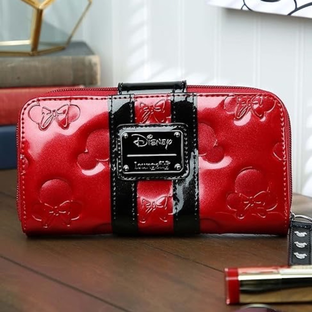 Disney Mickey and Minnie Embossed Wallet NWT​
